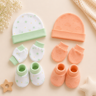 Cap,Mitten and Bottie set (Set Of 2)