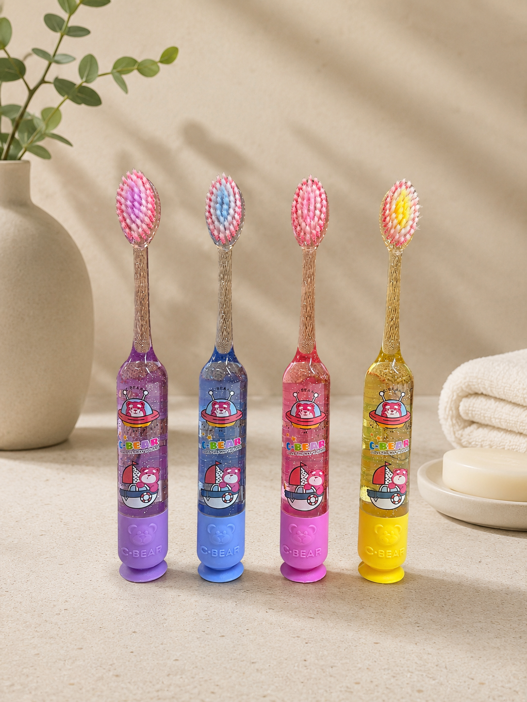 Kids Soft Bristle Light - Toothbrush Multi colors (Single piece)