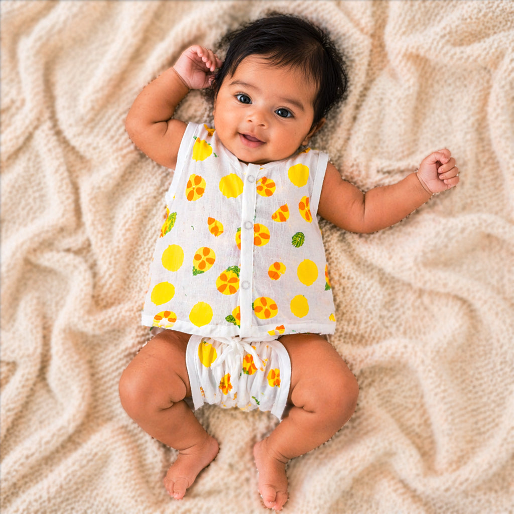 Muslin Jabla Button Type for Babies - Combo Packs - BEST SELLER
