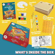 Kalakaram Make Your Own DIY Kerala Mural Jewellery Box Painting Kit