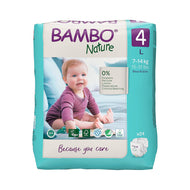 Bambo Nature Premium Baby Tape Diapers for Babies. Super Absorbent, Breathable, Extra Soft, Dermatologically Tested, Hypoallergenic Infant Nappies With Wetness Indicator