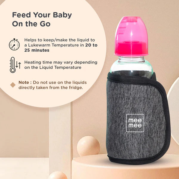 Portable Baby Bottle Warmer With Quick USB Charging
