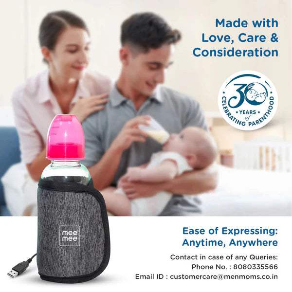 Portable Baby Bottle Warmer With Quick USB Charging