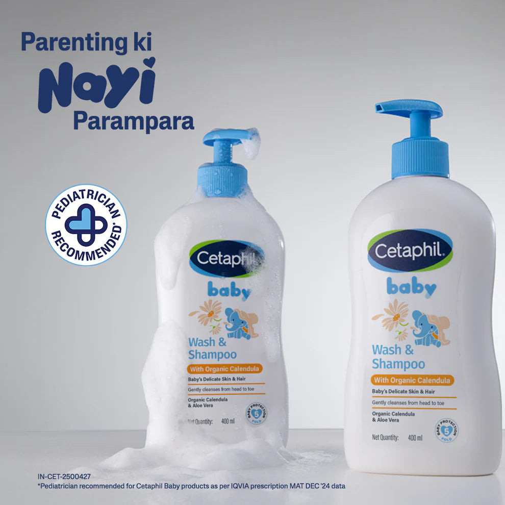 Cetaphil Baby Calendula400Ml Shampoo for Babies & Kids - Mamadada