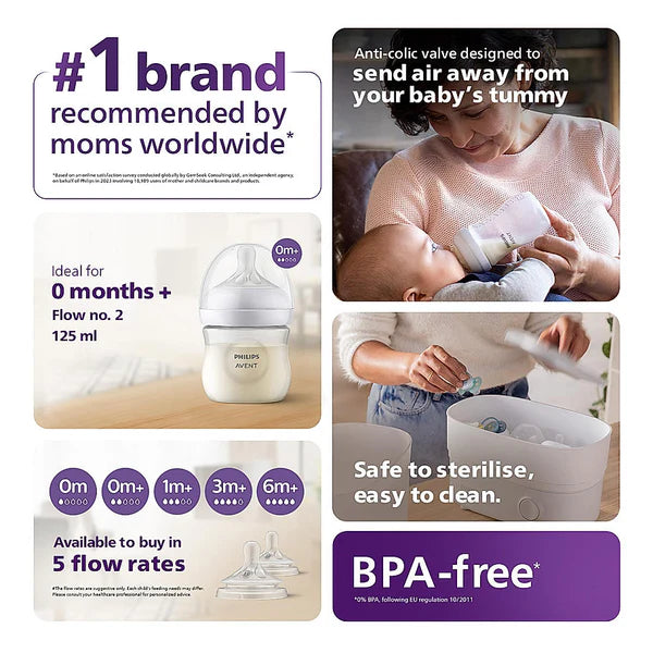 Philips Avent Natural Baby Feeding Bottle 125 ml
