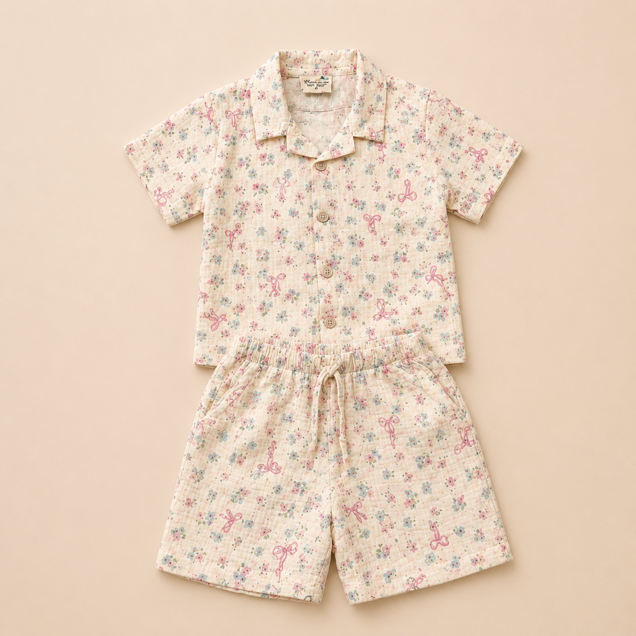 Floral Print Cotton Co-Ord Set for Babies (18-24 Months) | Soft, Comfortable & Breathable