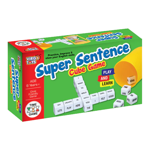 Super Sentence Cube Game – Play & Learn Word Building Set