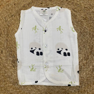 Panda Love Sleeveless Baby Set