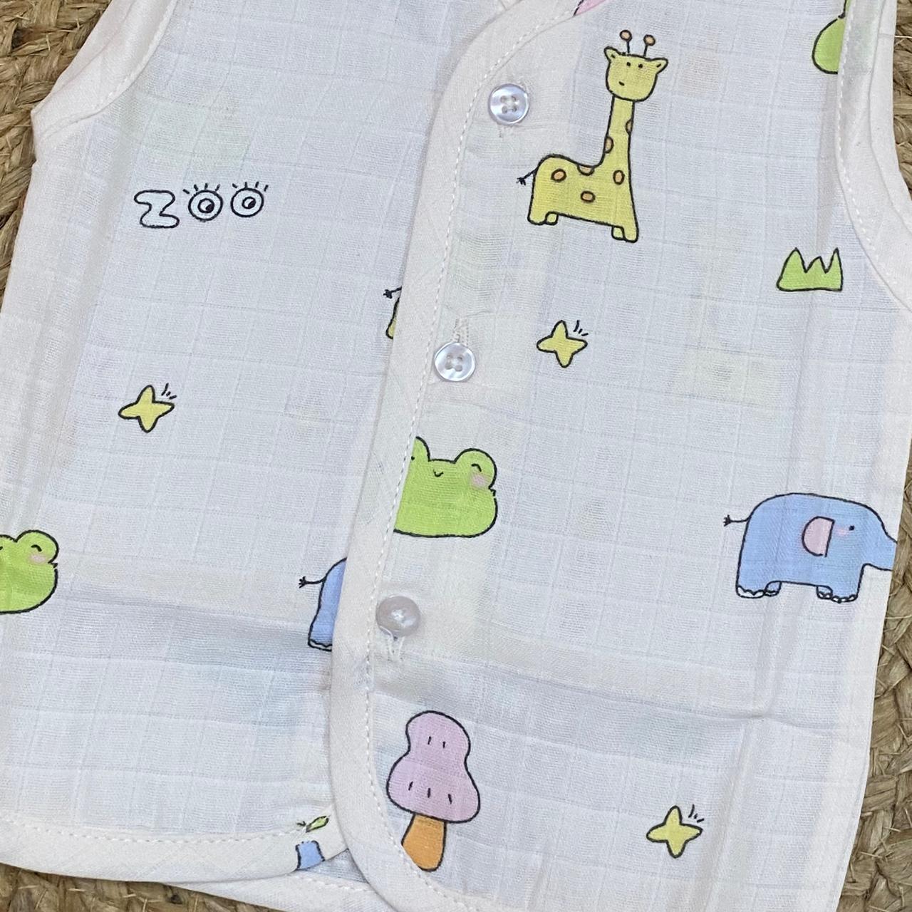 Jungle Fun Sleeveless Baby Set - Mamadada