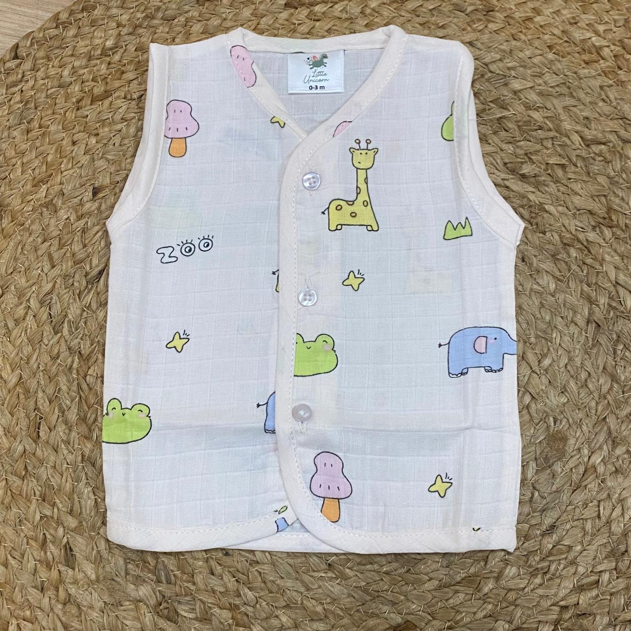 Jungle Fun Sleeveless Baby Set
