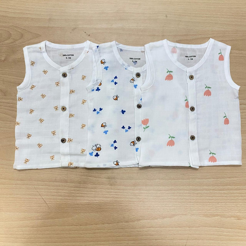 Muslin Jabla – 3 Piece Combo