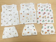 Muslin Jabla & Shorts Set – Pack of 3