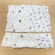 Muslin Jabla & Shorts Set – Pack of 4