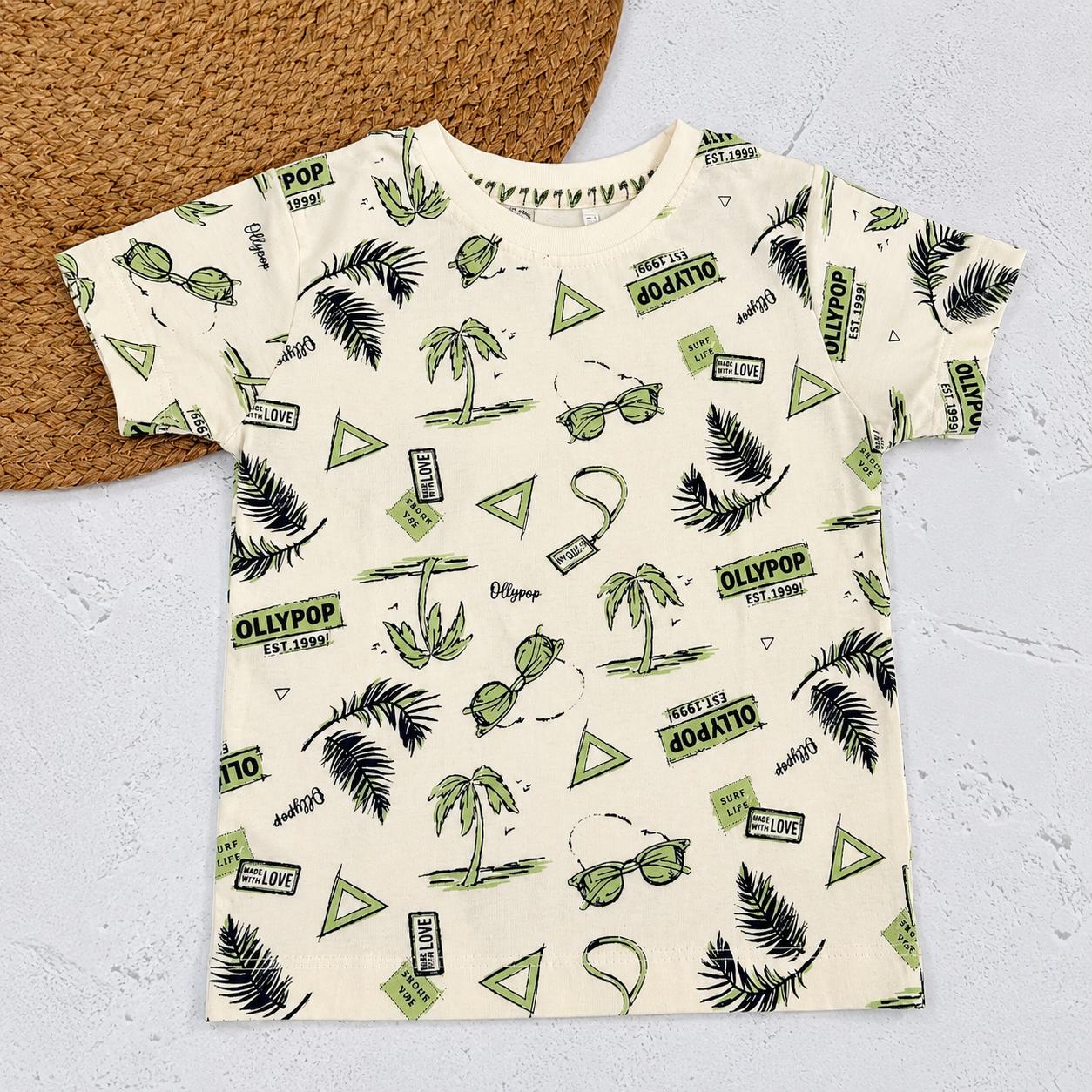 Tropical All-Over Printed T-Shirt