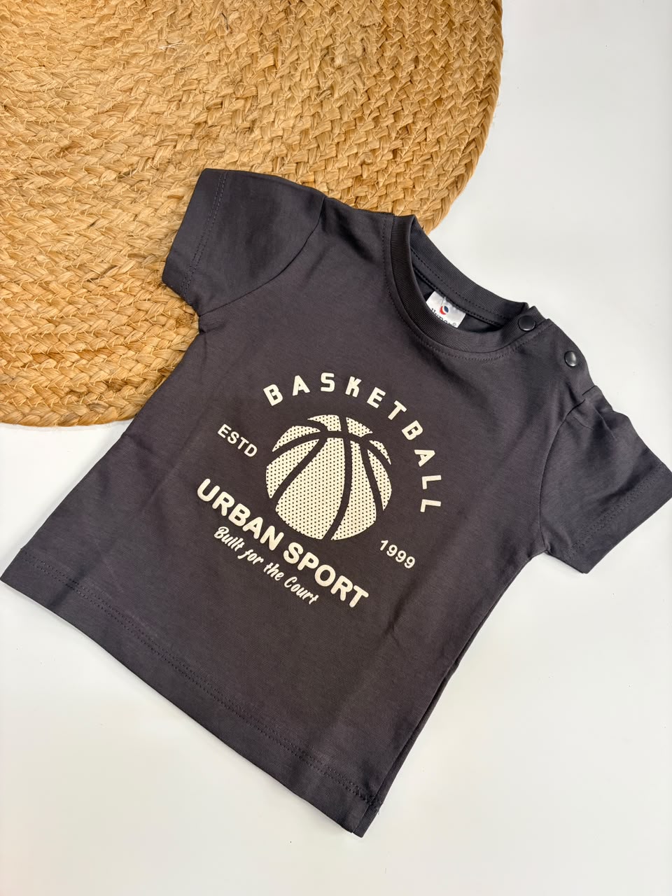 "Take Me to the Beach" Printed Cotton T-Shirt