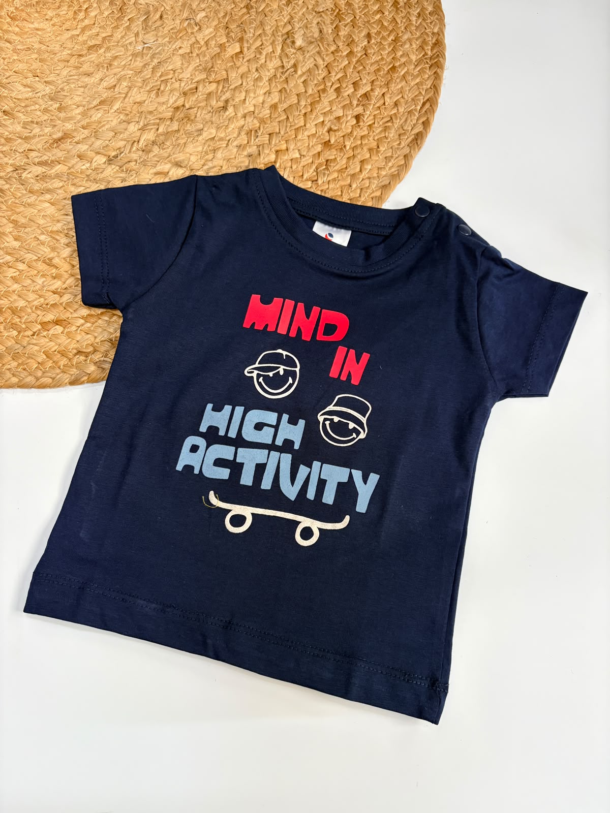 "Take Me to the Beach" Printed Cotton T-Shirt
