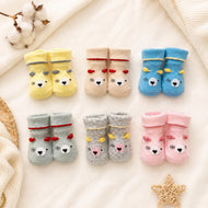 Cute Newborn Baby Booties Combo Pack 6