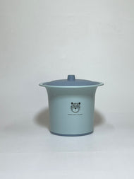 Matte Black Plastic Storage Basket with Lid – Multi-Purpose Organizer