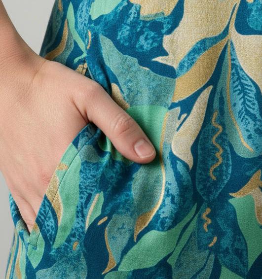 Blue Floral Printed Maternity Maxi Dress