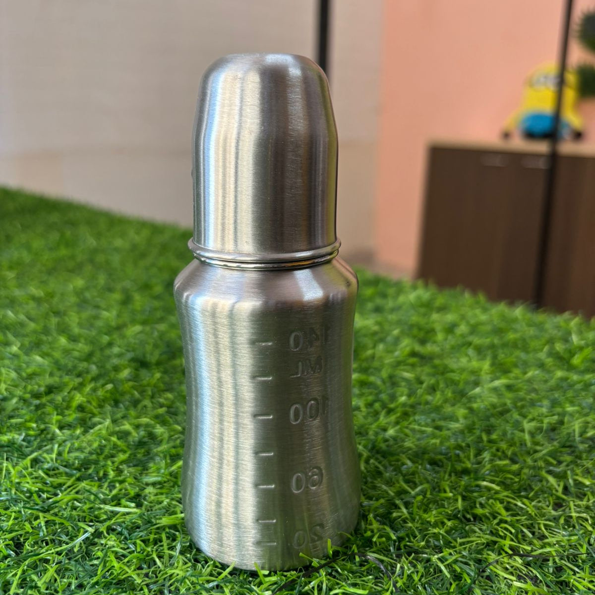 Stainless Steel Baby Feeding Bottle – Safe, Durable & BPA Free - Mamadada