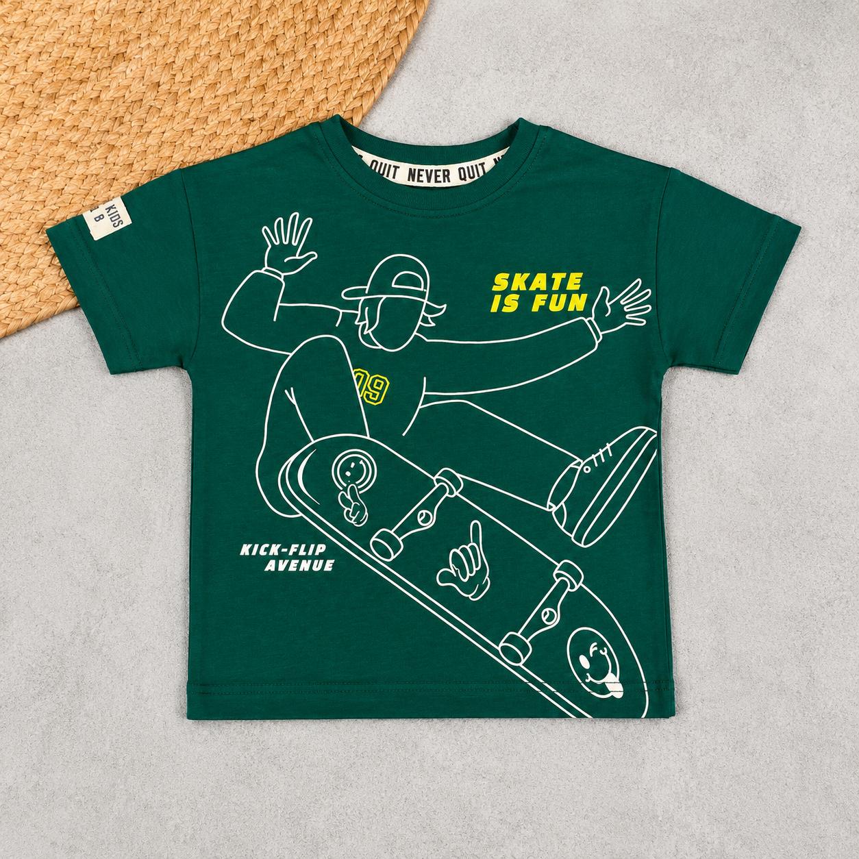 Skate Is Fun Printed T-Shirt