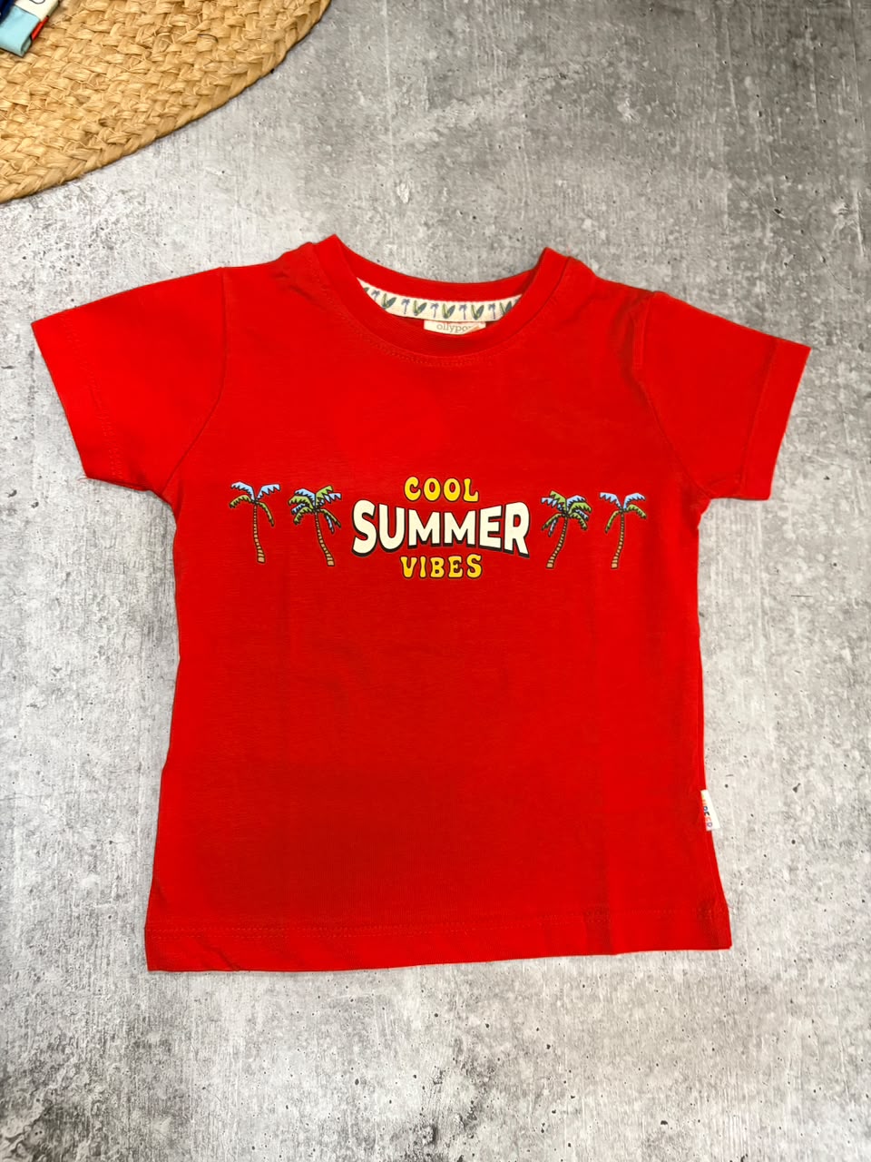 Cool Summer Vibes Printed Cotton T-Shirt