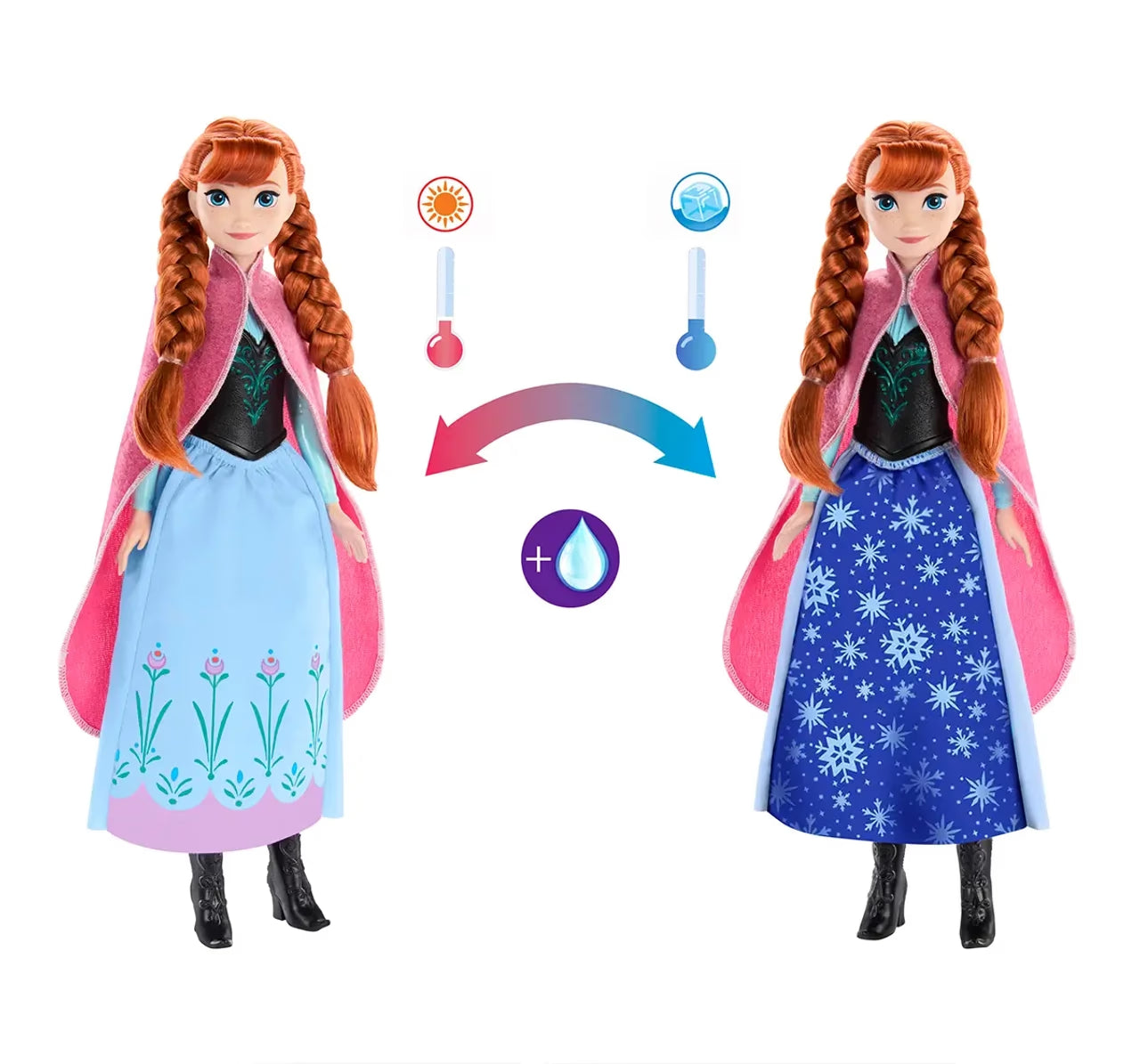 Disney Frozen Anna Magical Skirt Doll
