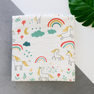 Rainbow Unicorn Muslin Bath Towel