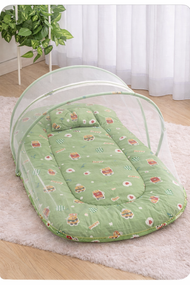 Baby Green Cartoon Mosquito Net Bed