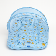 3-in-1 Baby Bedding Combo Set – Mosquito Net Bed, Bolster Bed & Carry Nest