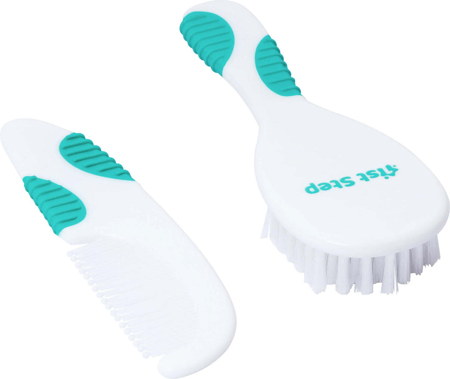 1st Step Brush And Comb Grooming Set - Blue And White - Mamadada