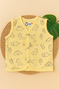 Yellow Dino Print Sleeveless