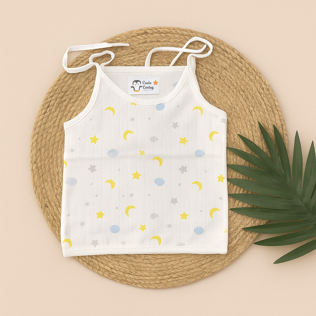 Moon & Stars Muslin Jabla - Mamadada