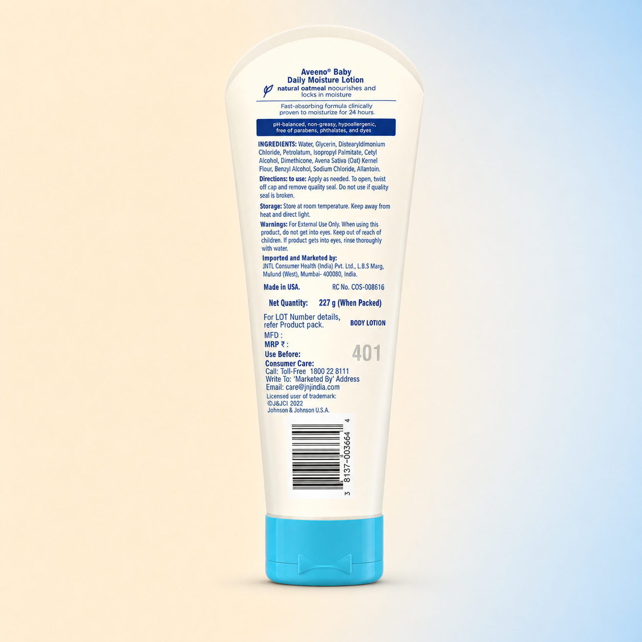 Aveeno Baby Daily Moisture Lotion with Natural Oatmeal – 227 g