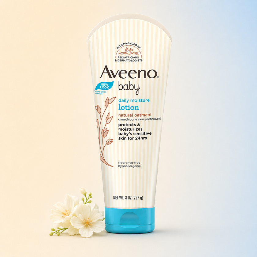 Aveeno Baby Daily Moisture Lotion with Natural Oatmeal – 227 g