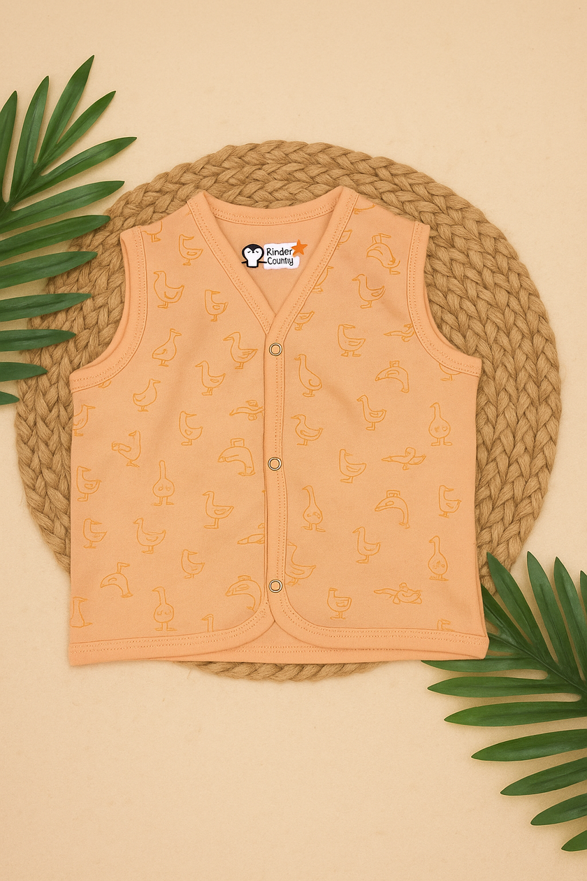 Duck Print Sleeveless Jabla