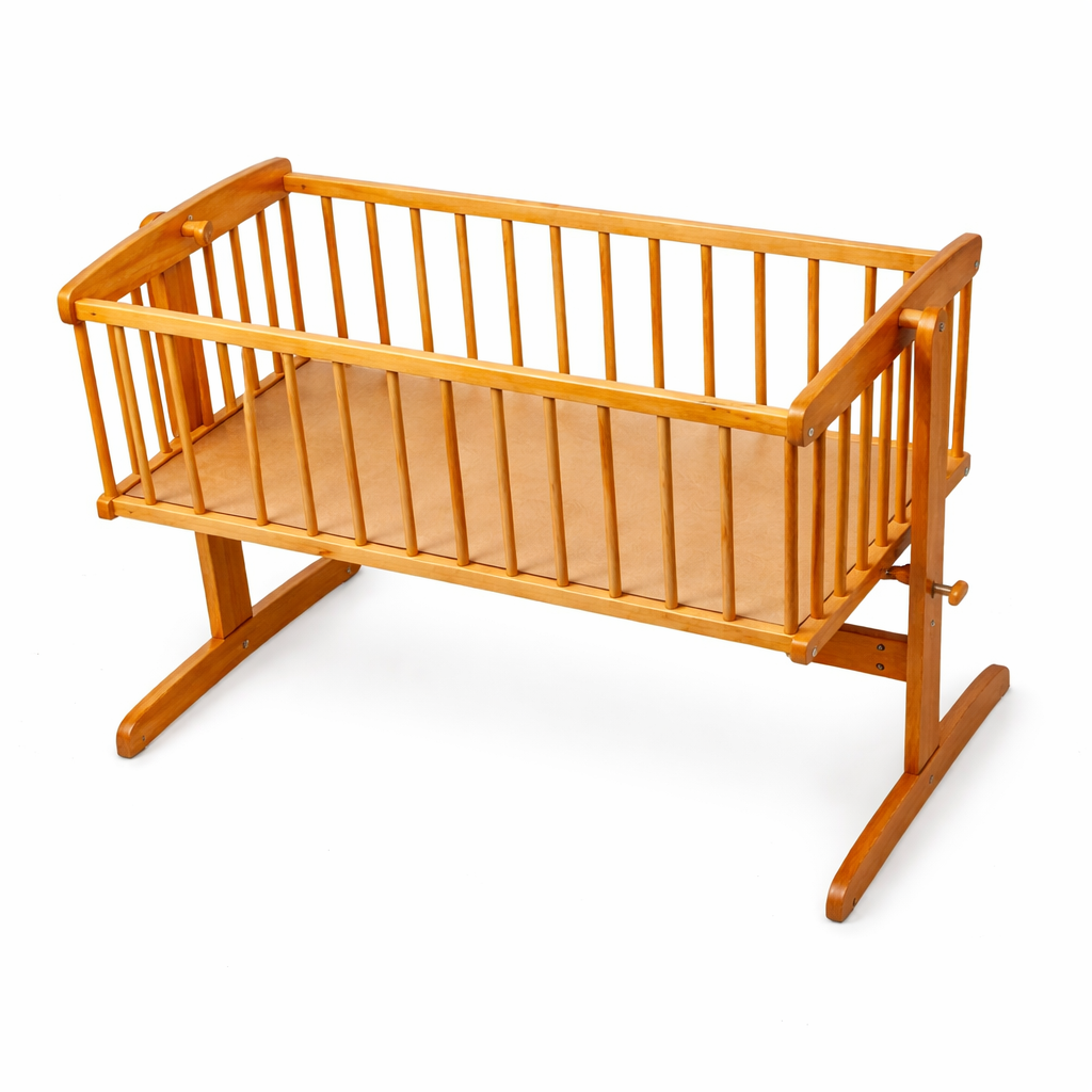 Little Dreamer Baby Cradle with Wheels