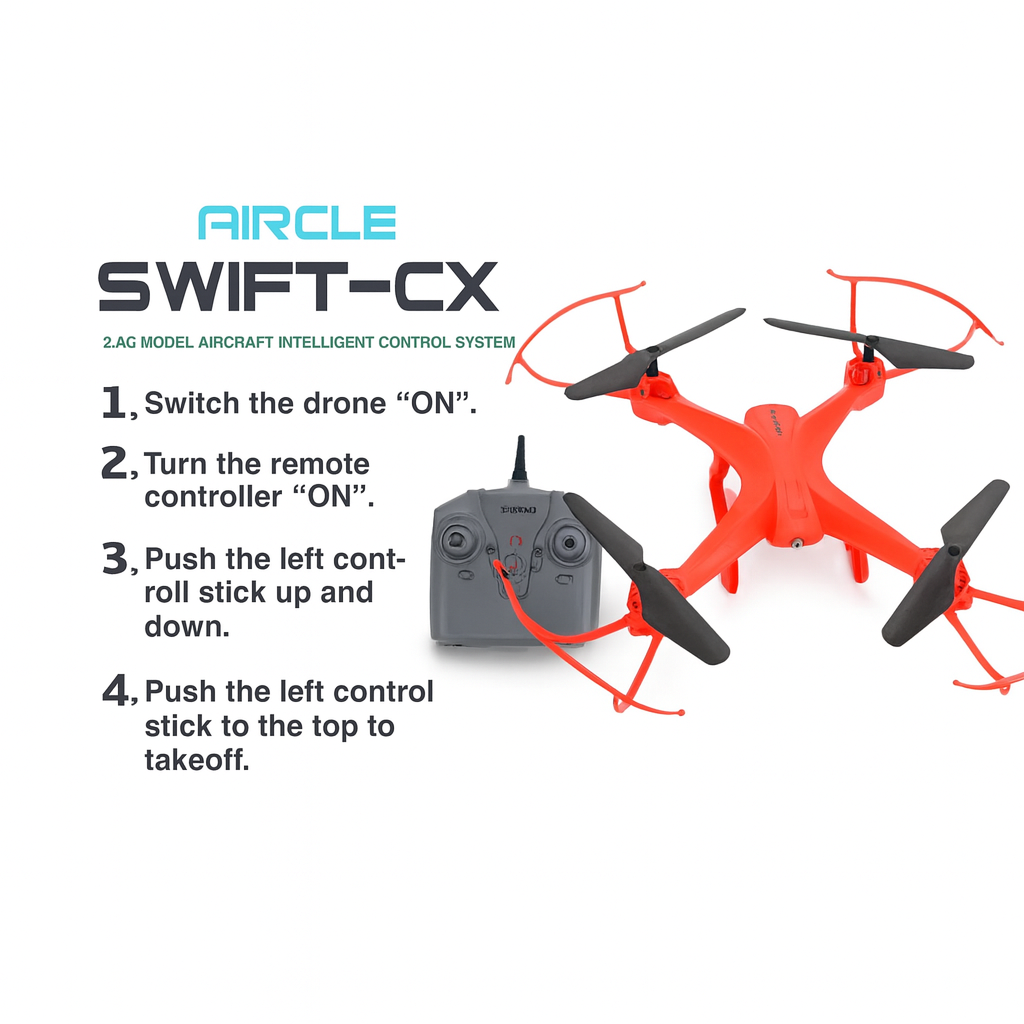 Airgle Swift-CX 2.4GHz 4-Axis Drone