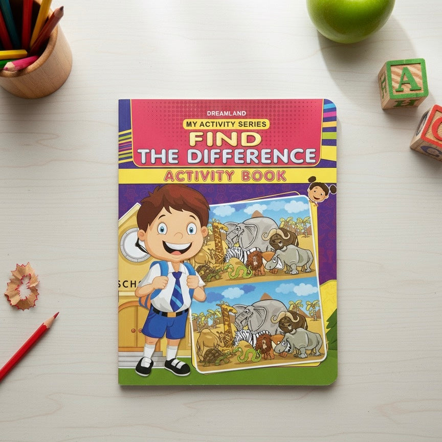 Find the Difference Activity Book – Fun Puzzle Book for Kids - Mamadada