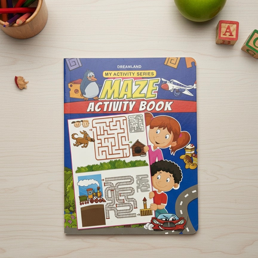 Maze Activity Book for Kids – Fun Brain Puzzle Series