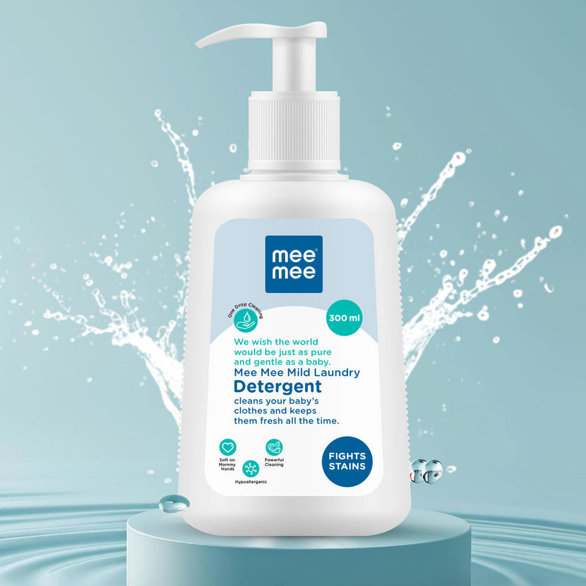 Mee Mee Mild Laundry Detergent – Gentle Baby Clothes Cleaner (300ml)