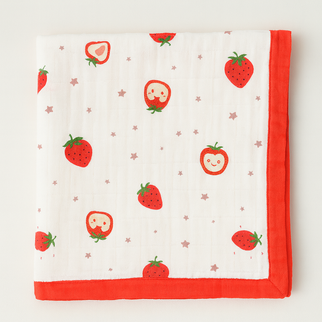 Soft Muslin Baby Blankets – Gentle, Breathable & Adorably Printed - Mamadada