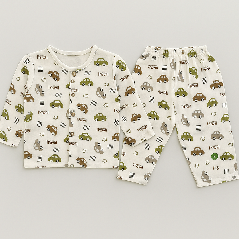 Adorable Muslin Nightwear Sets for Babies – Soft, Breathable & Gentle