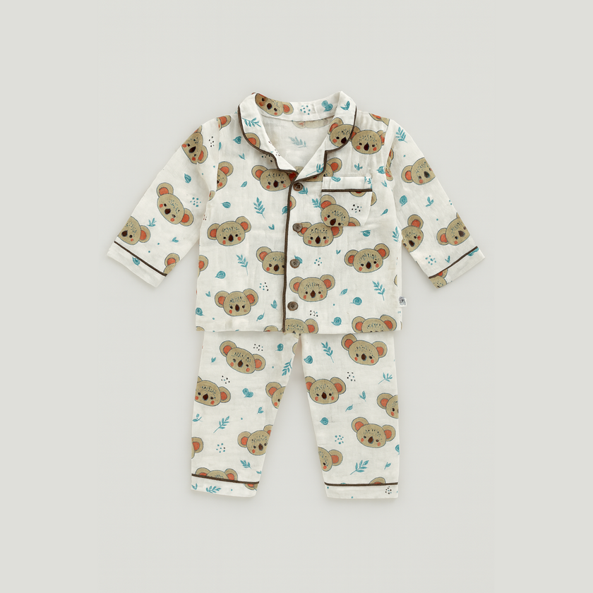 Adorable Muslin Nightwear Sets for Babies – Soft, Breathable & Gentle