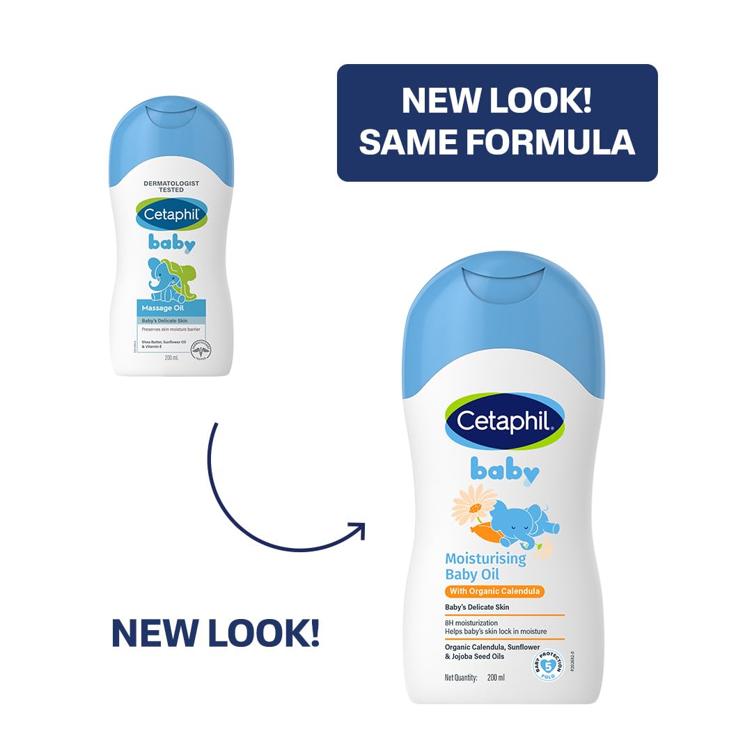 Cetaphil Baby Massage Oil200Ml for Babies & Kids - Mamadada