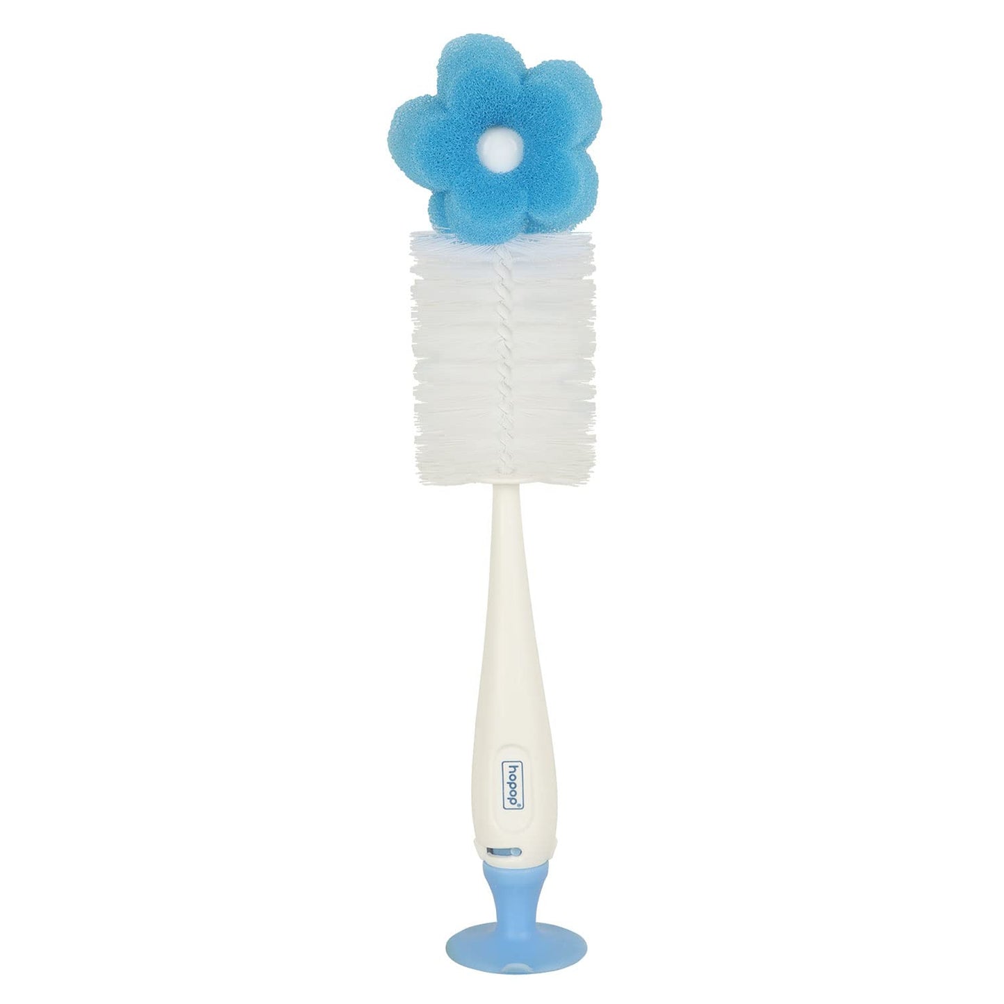 1st Step Bottle and Nipple Cleaning Brush with Nylon bristles for Easy Cleaning (Blue) - Mamadada