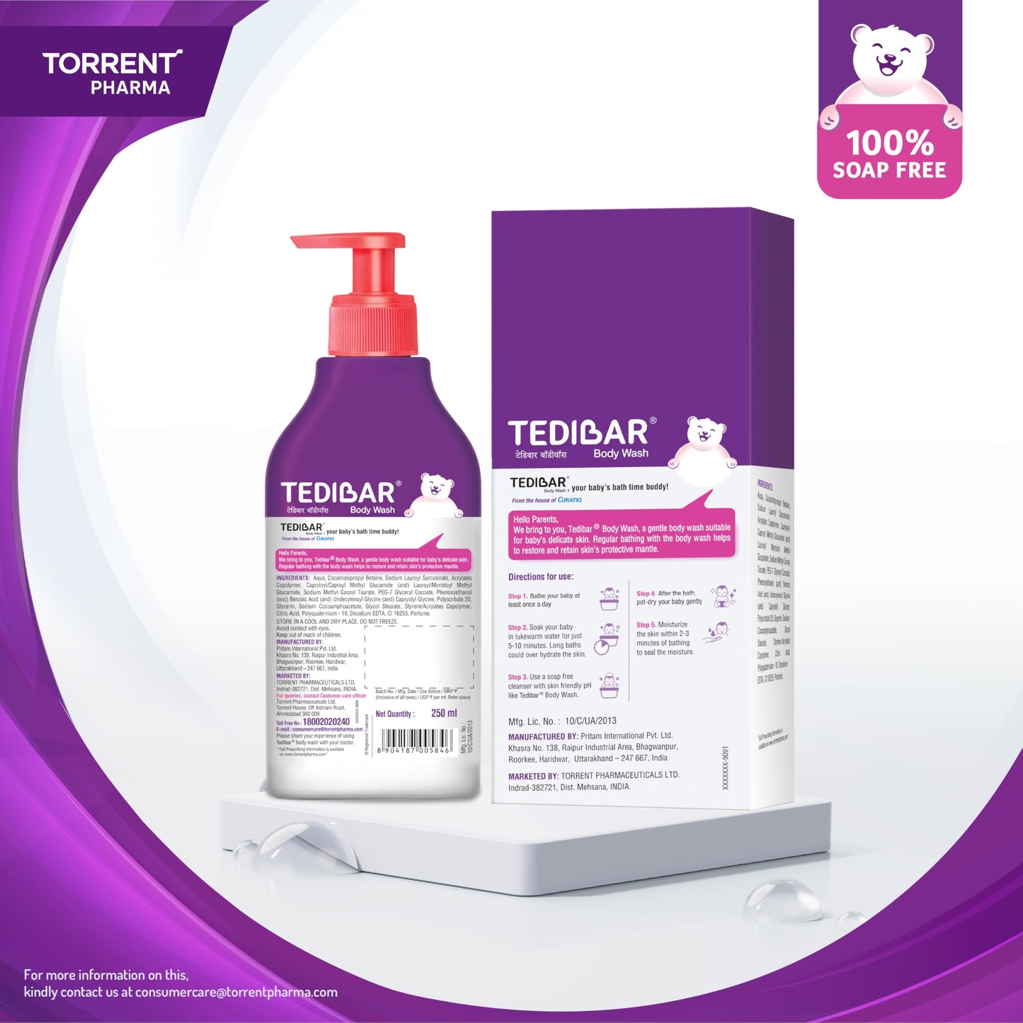 Tedi Bar Gentel Wash for Babies & Kids - Mamadada