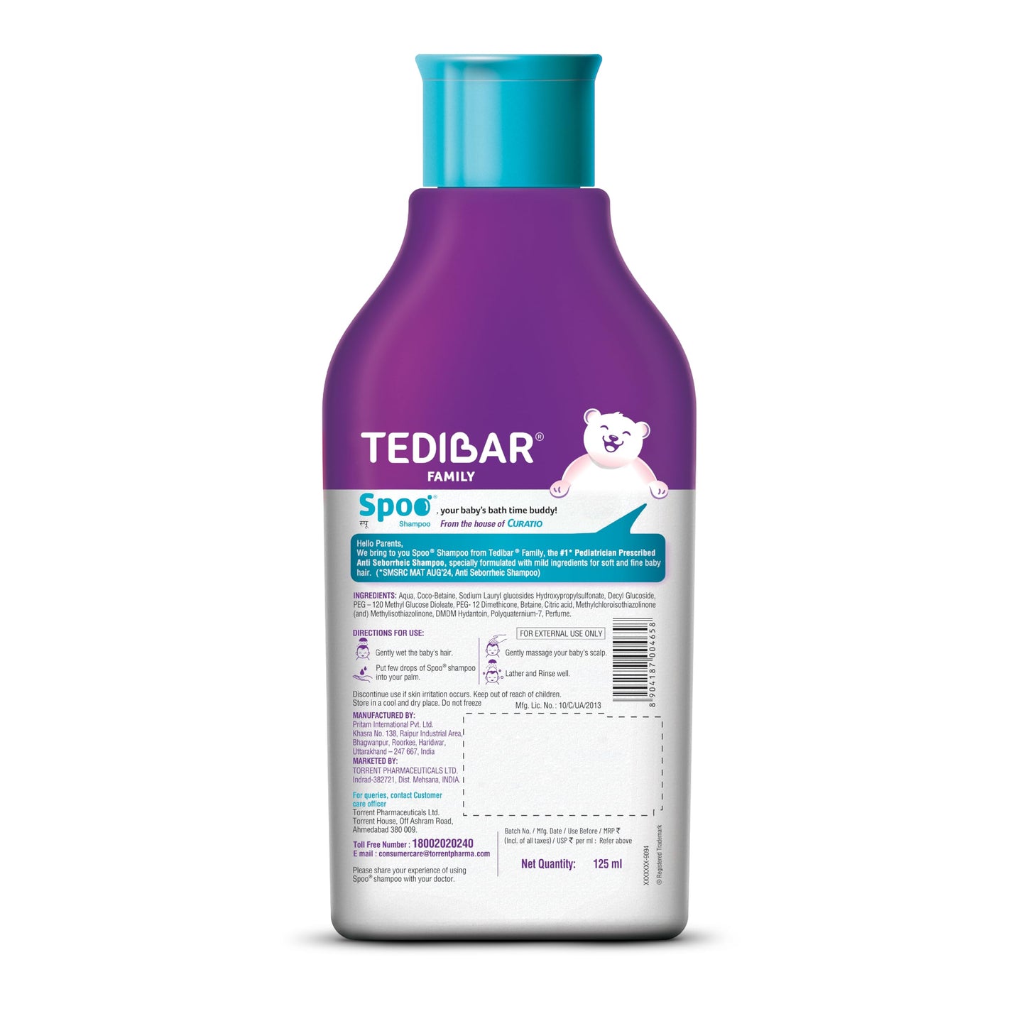 Tedi Bar Shampoo for Babies & Kids - Mamadada