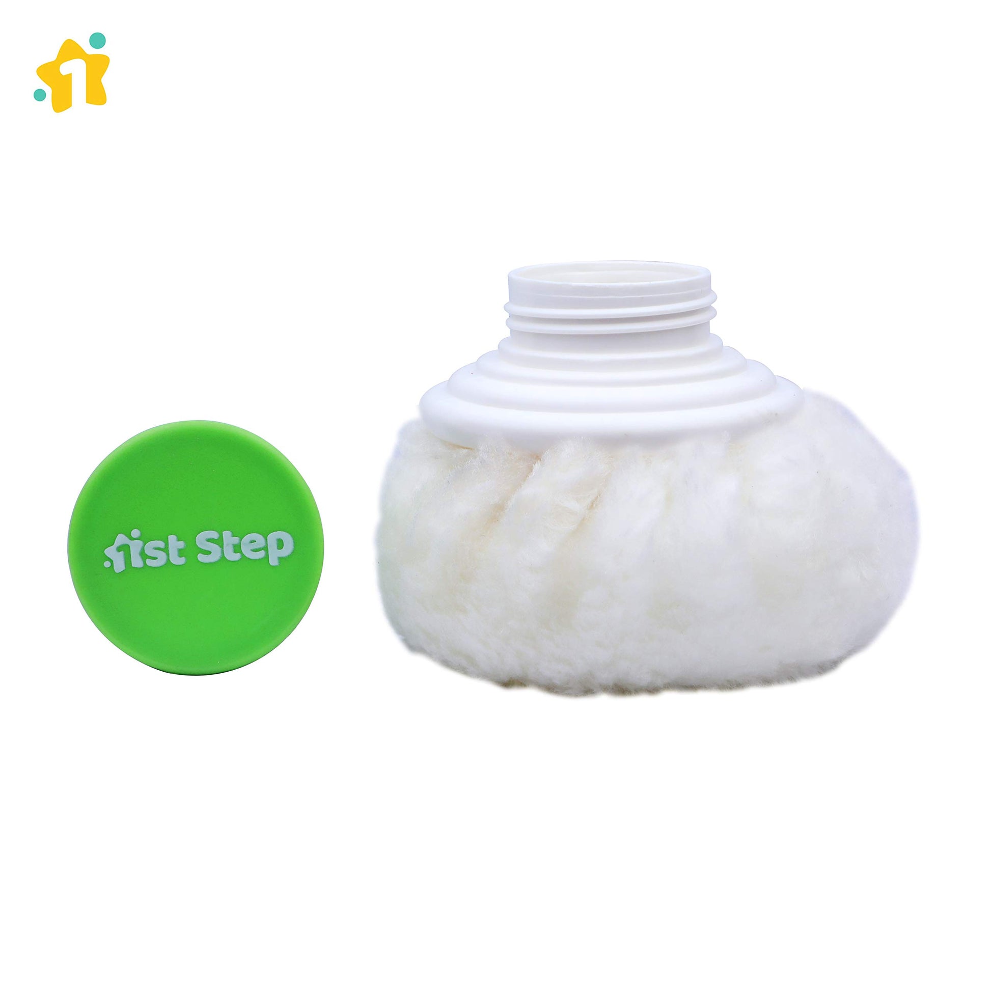 1st Step Powder Box With Refillable Powder Puff- Blue