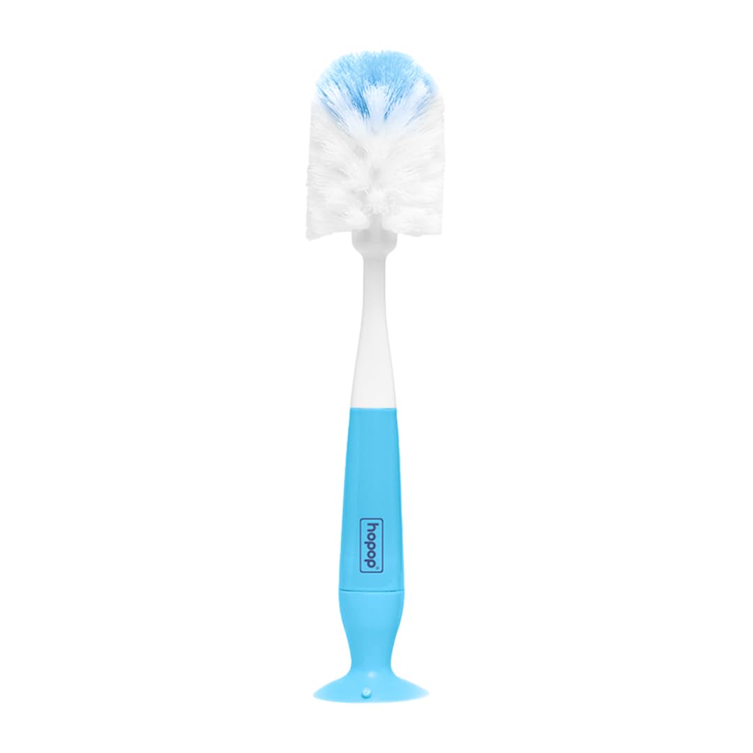 1st Step Bottle and Nipple Cleaning Brush with Nylon bristles for Easy Cleaning (Blue)